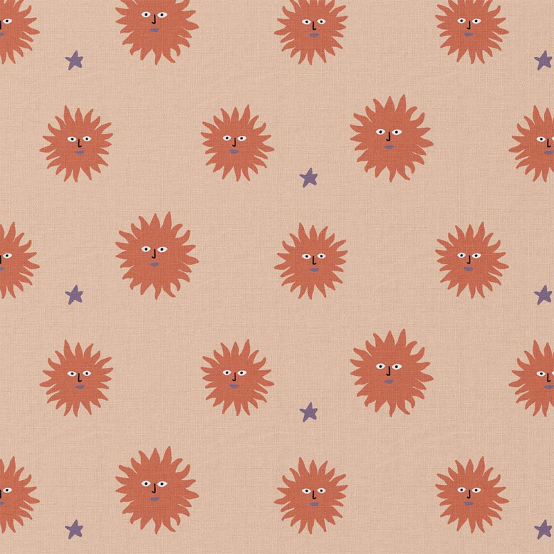 Printed Cotton MINASTRO Pink / Red